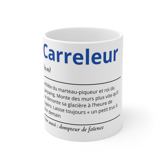 Mug Définition Carreleur