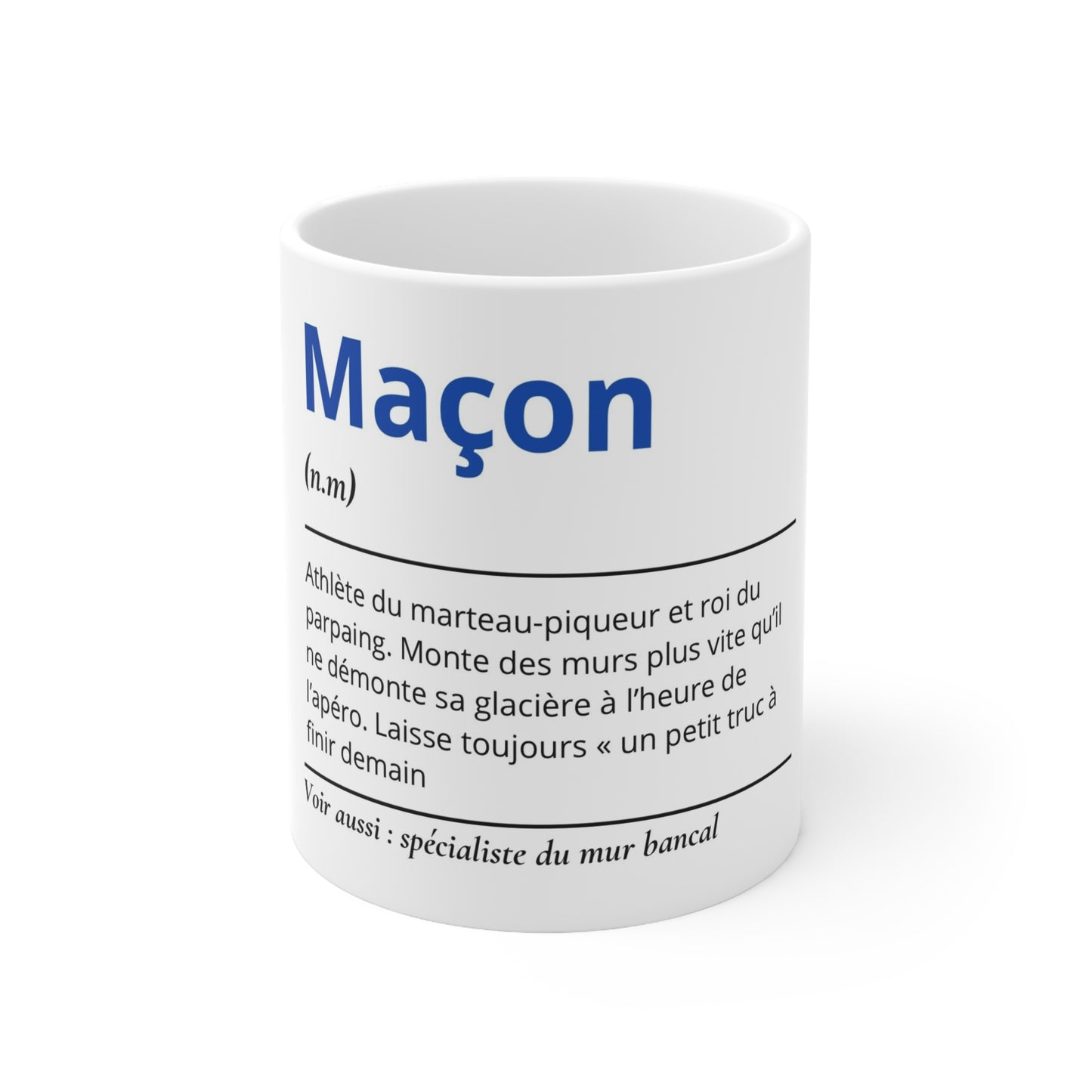 Mug Définition Maçon