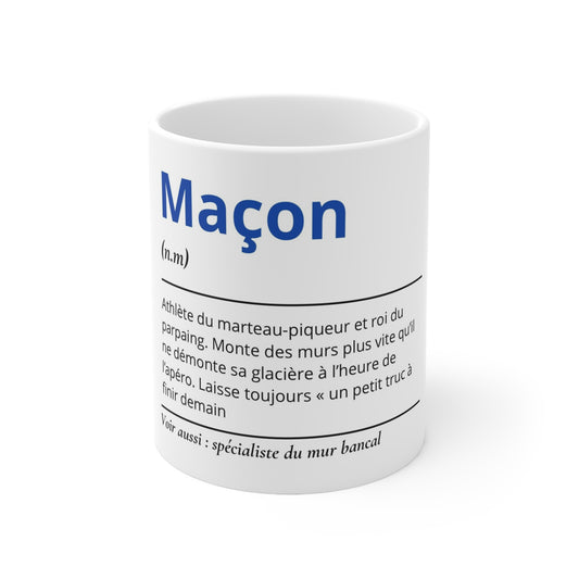 Mug Définition Maçon