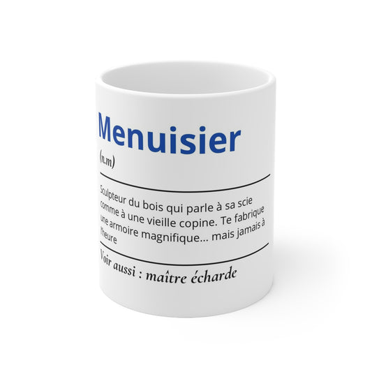 Mug Définition Menuisier