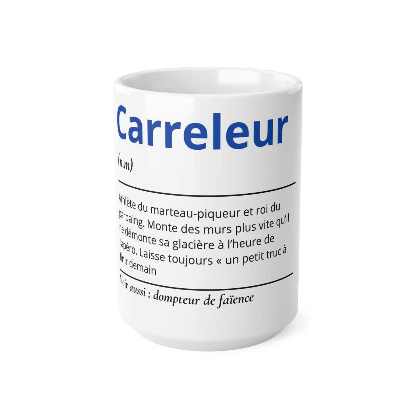 Mug Définition Carreleur