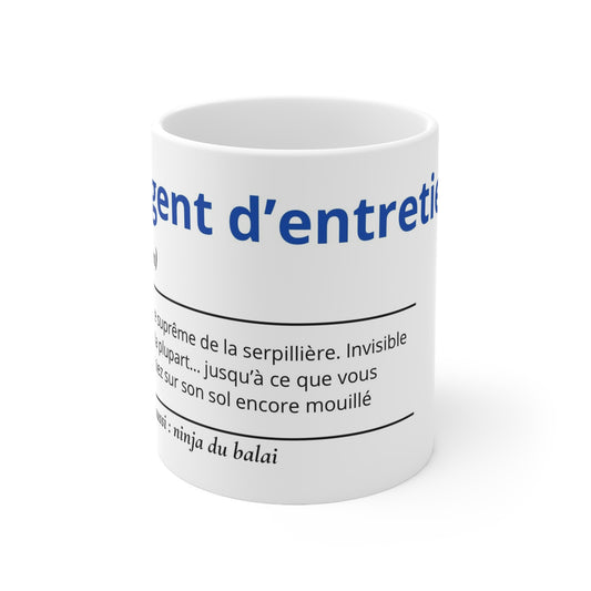 Mug Définition Agent d'entretien