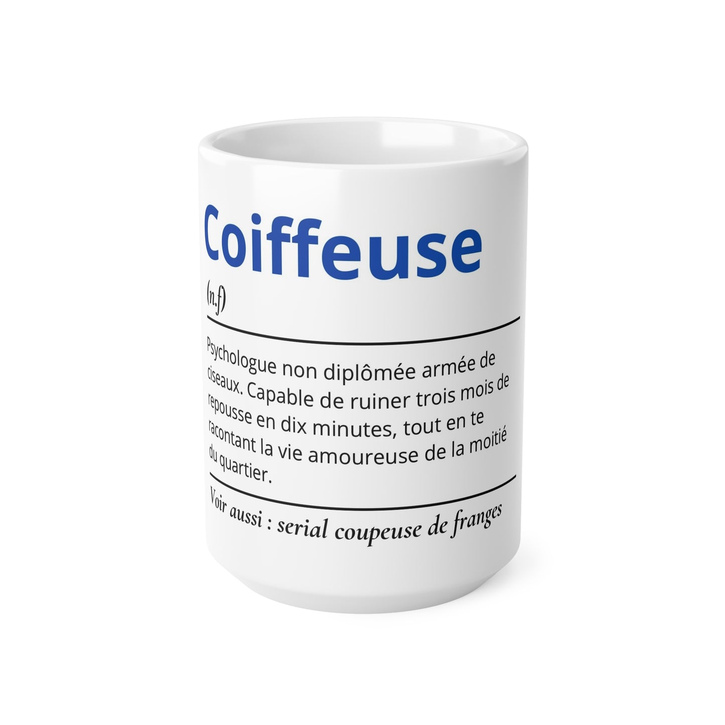Mug Définition Coiffeuse