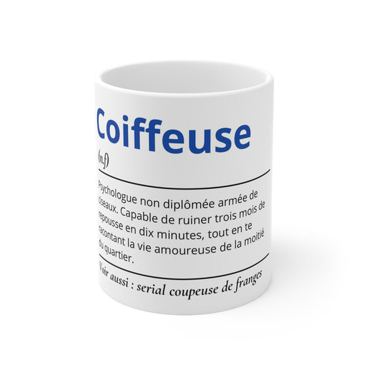 Mug Définition Coiffeuse