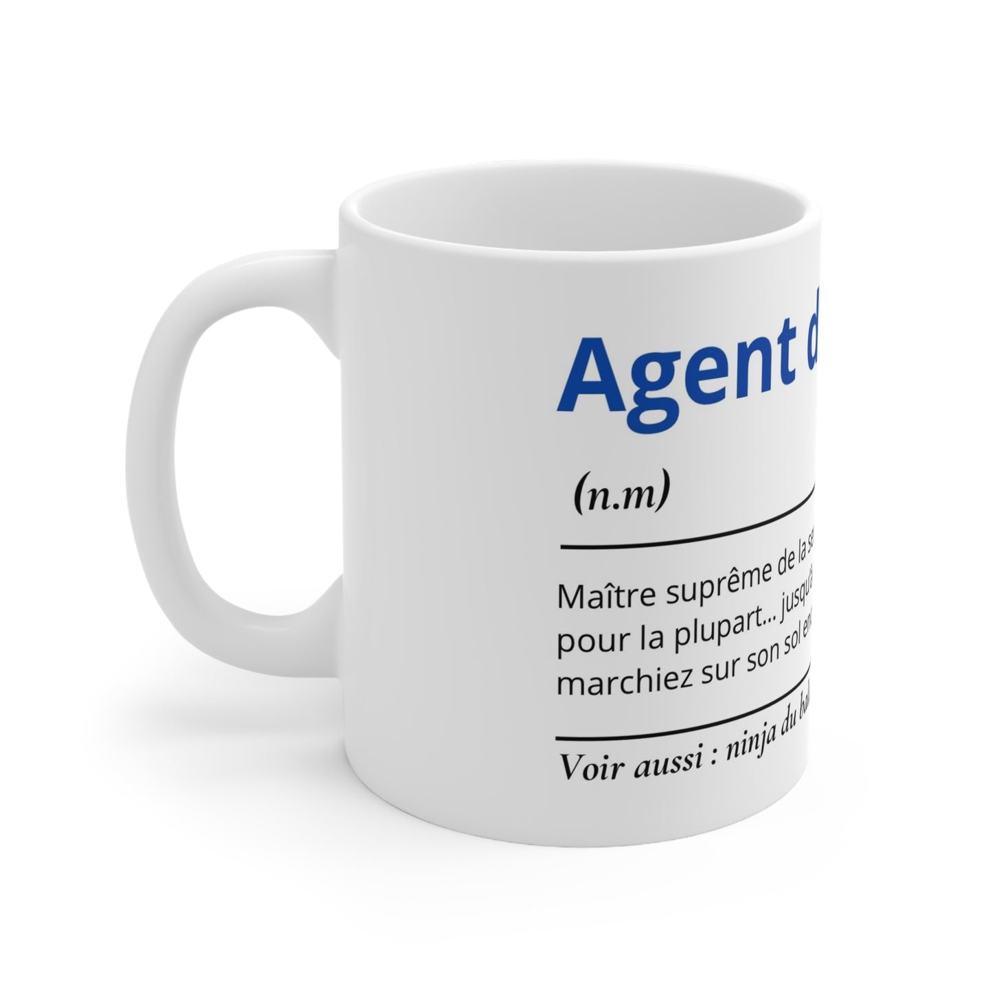 Mug Définition Agent d'entretien