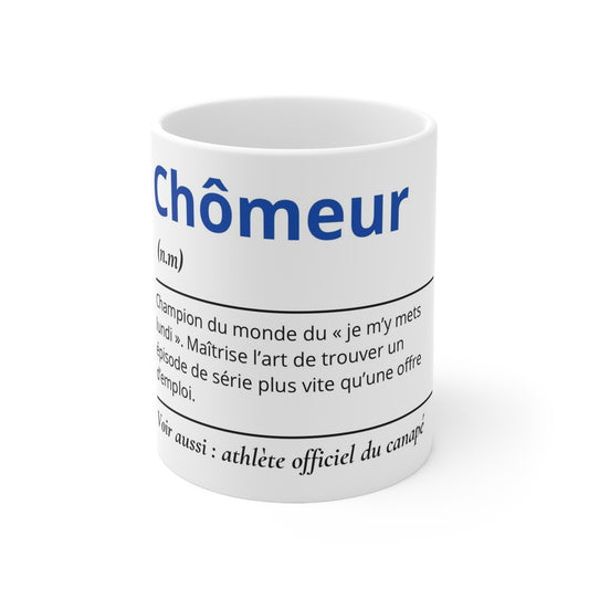 Mug Définition Chômeur