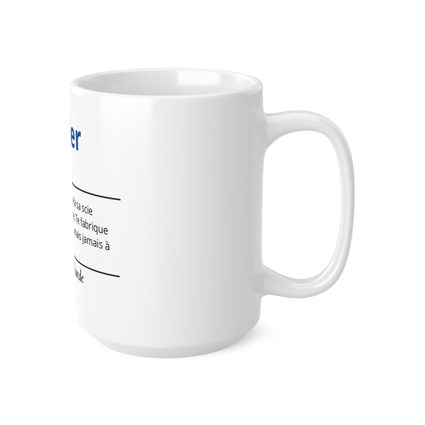 Mug Définition Menuisier