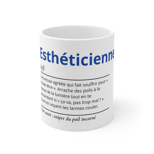 Mug Définition Esthéticienne