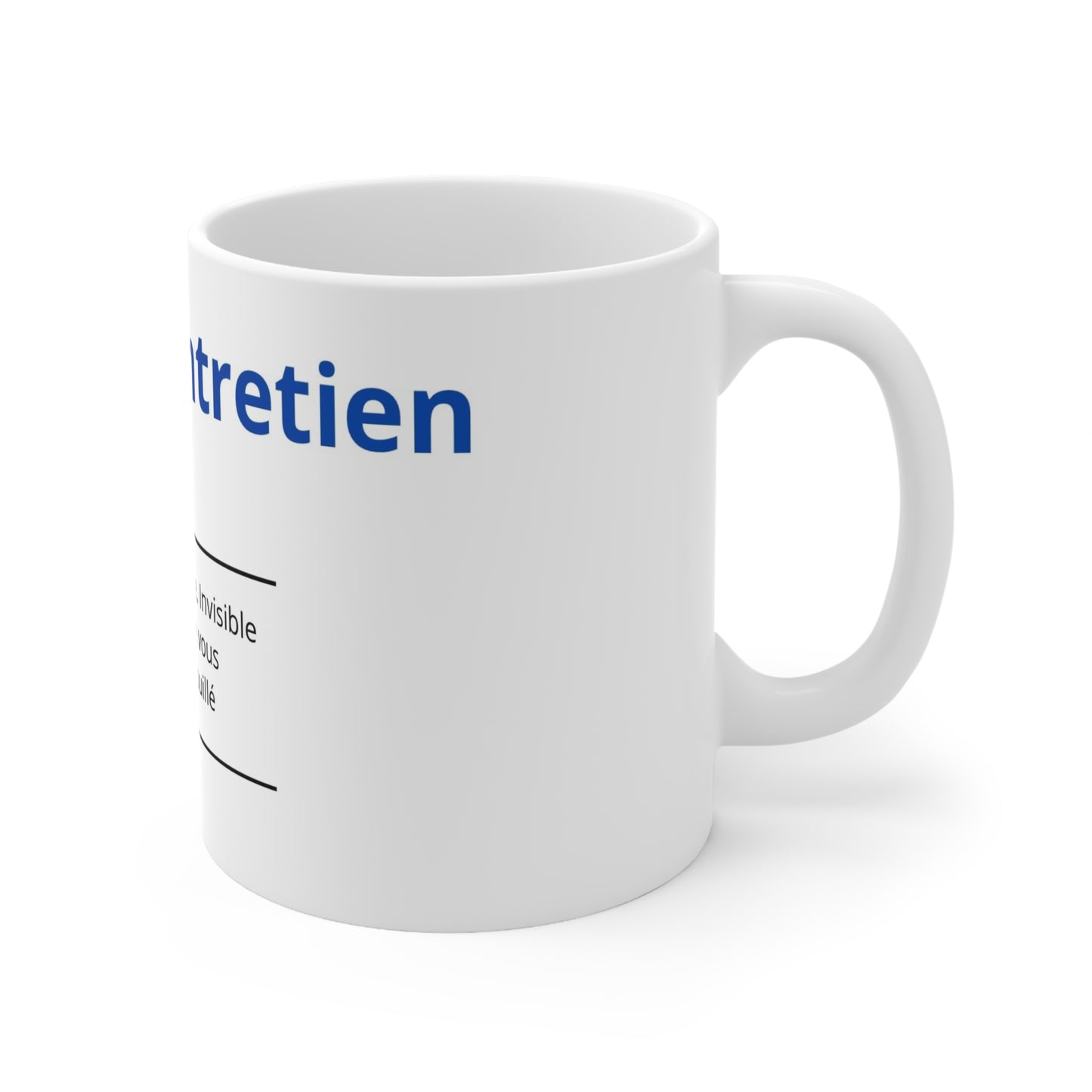 Mug Définition Agent d'entretien