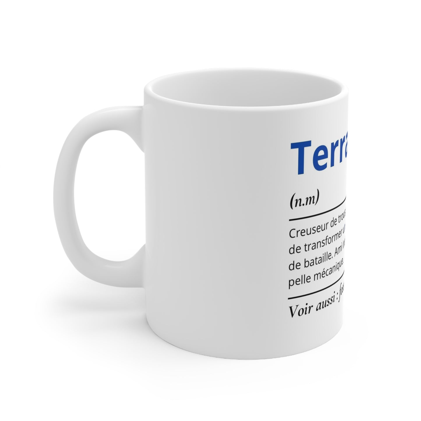 Mug Définition Terrassier
