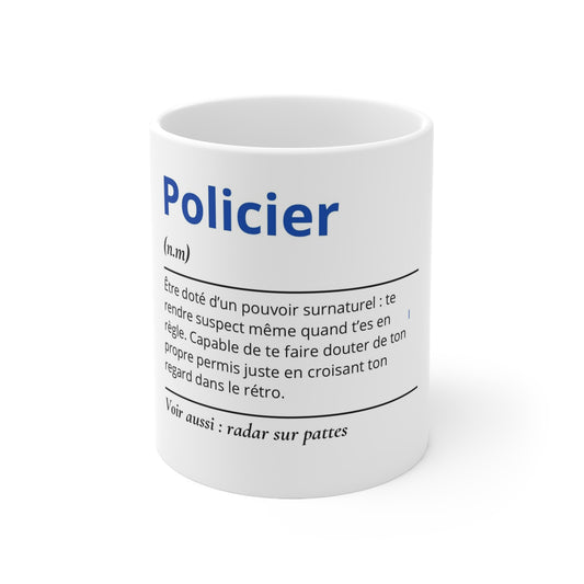 Mug Définition Policier