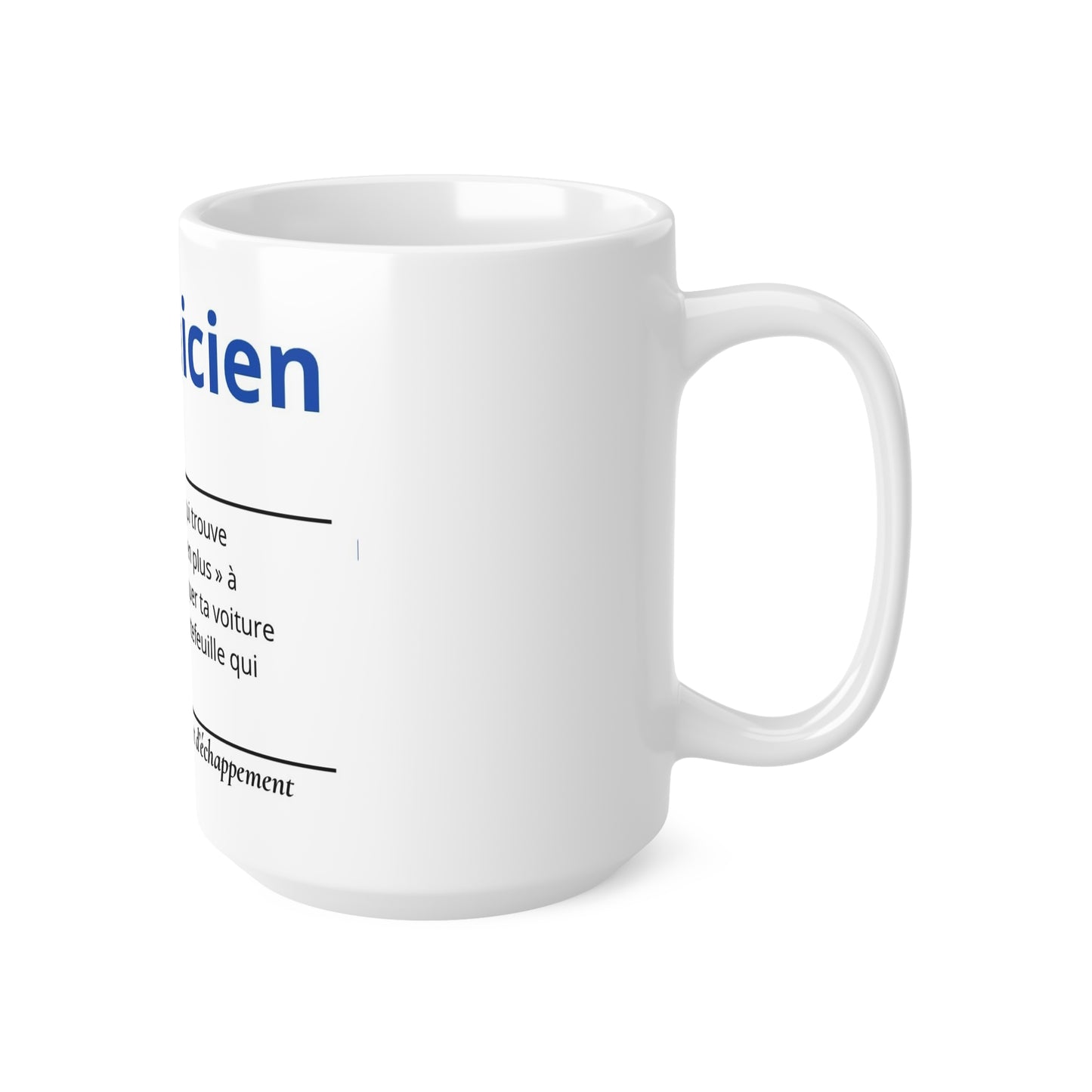 Mug Définition Mécanicien