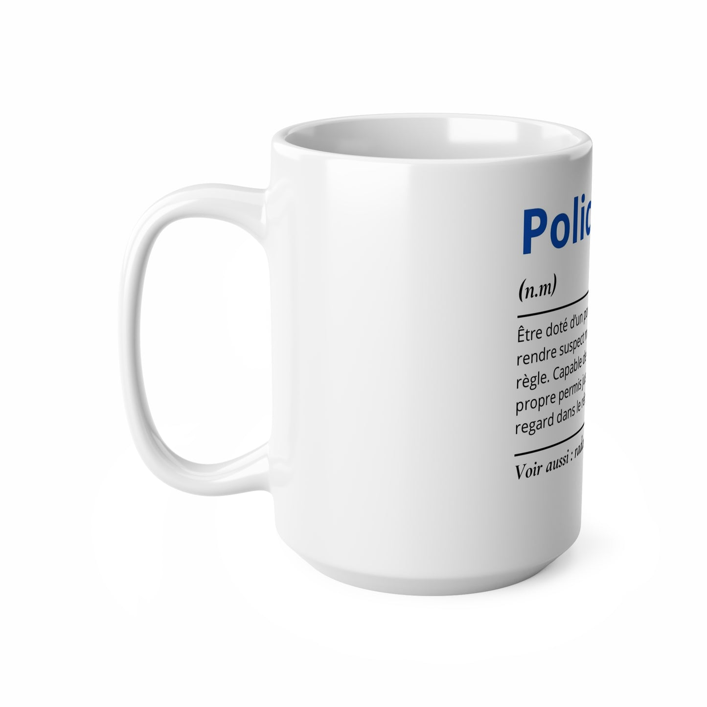 Mug Définition Policier