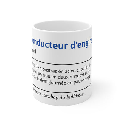 Mug Définition Conducteur d"engin