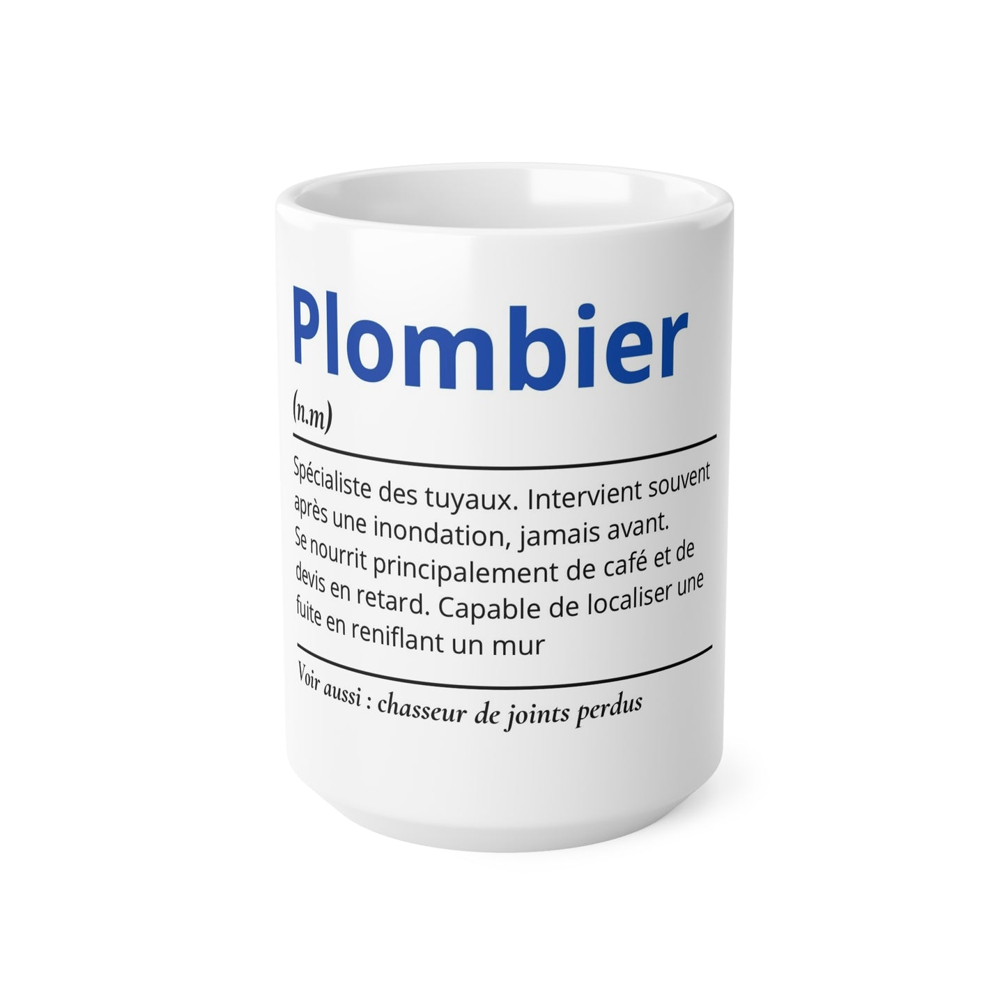 Mug Définition Plombier