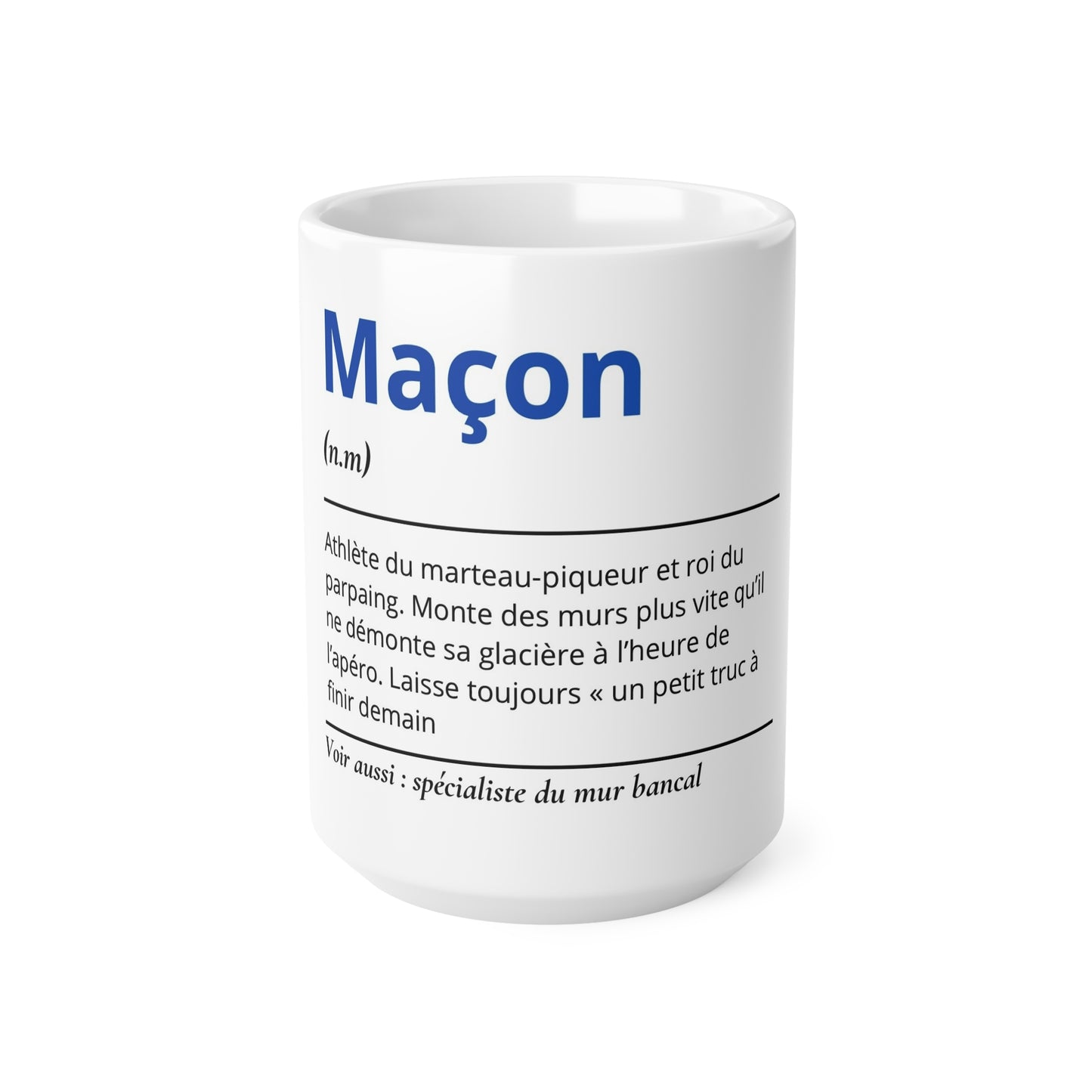 Mug Définition Maçon