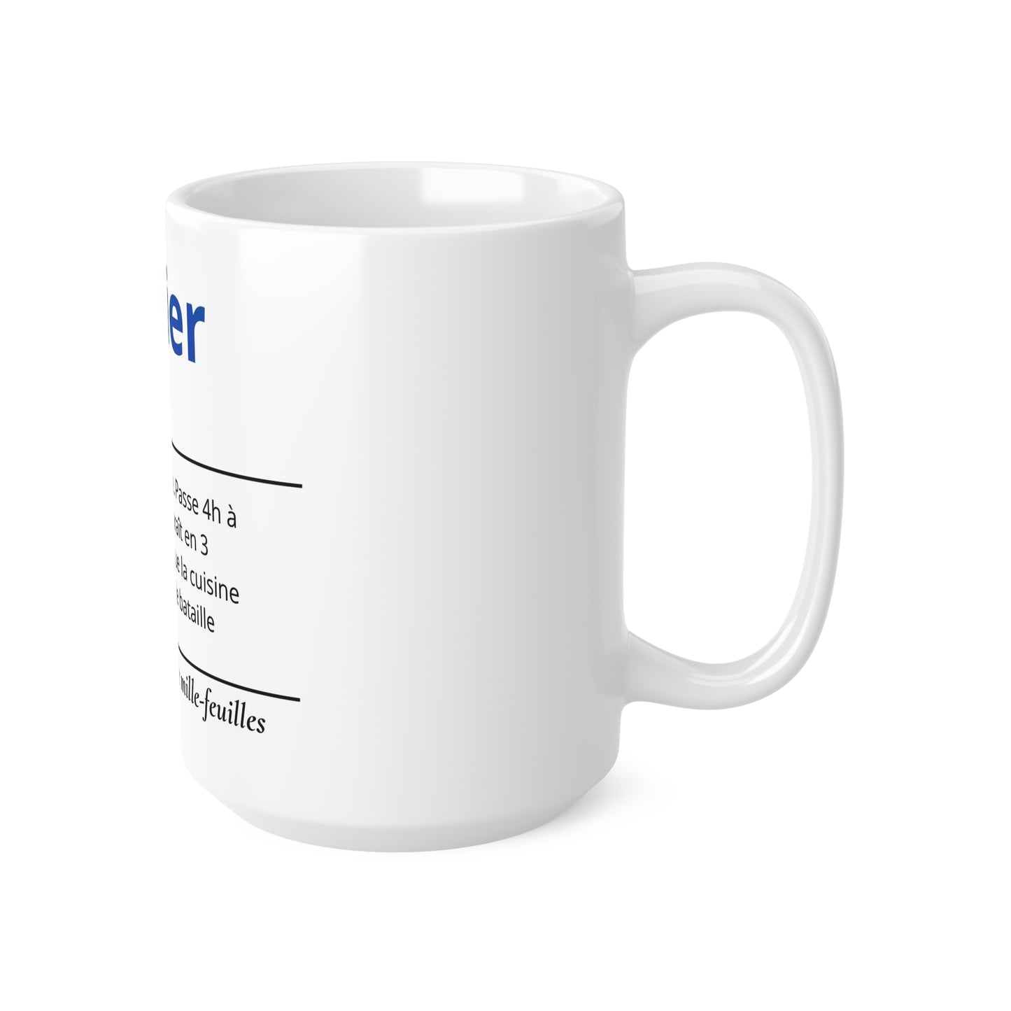 Mug Définition Pâtissier