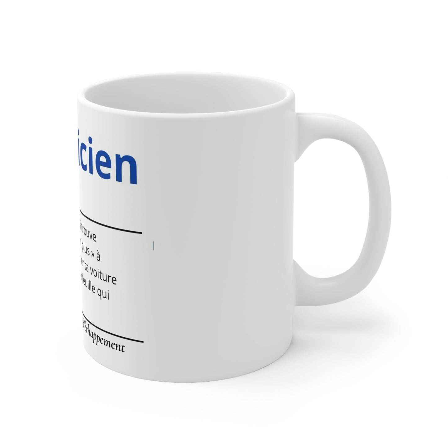 Mug Définition Mécanicien