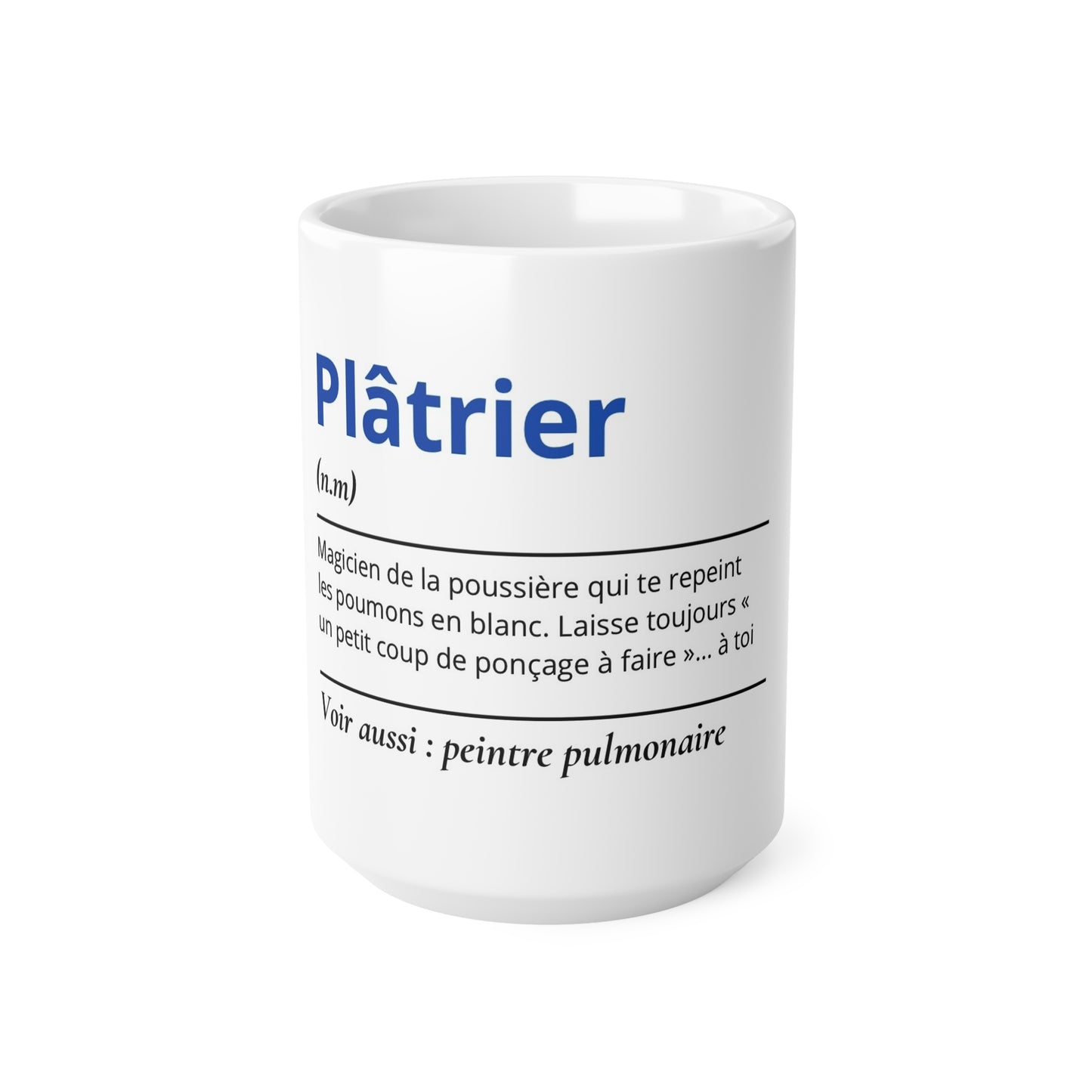 Mug Définition Plâtrier