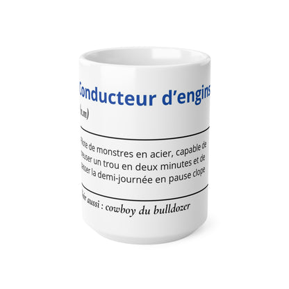Mug Définition Conducteur d"engin