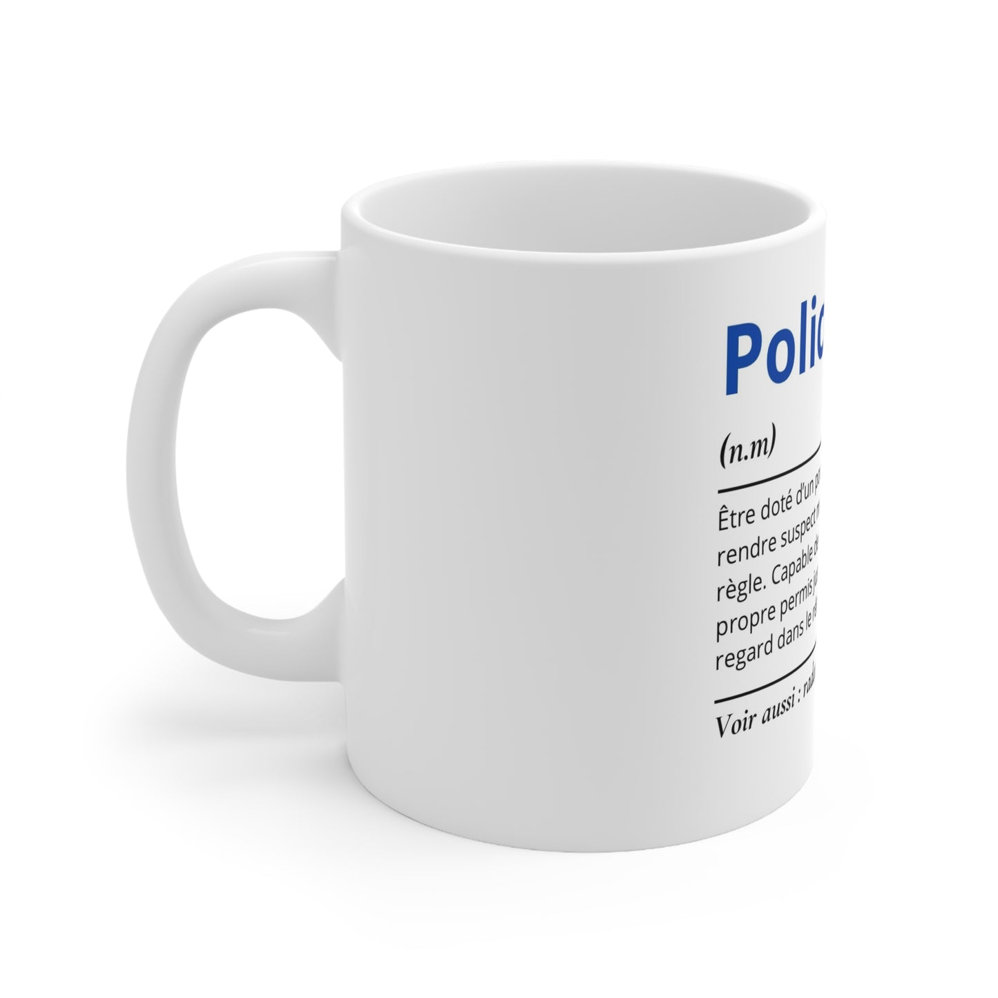 Mug Définition Policier