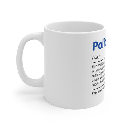 Mug Définition Policier