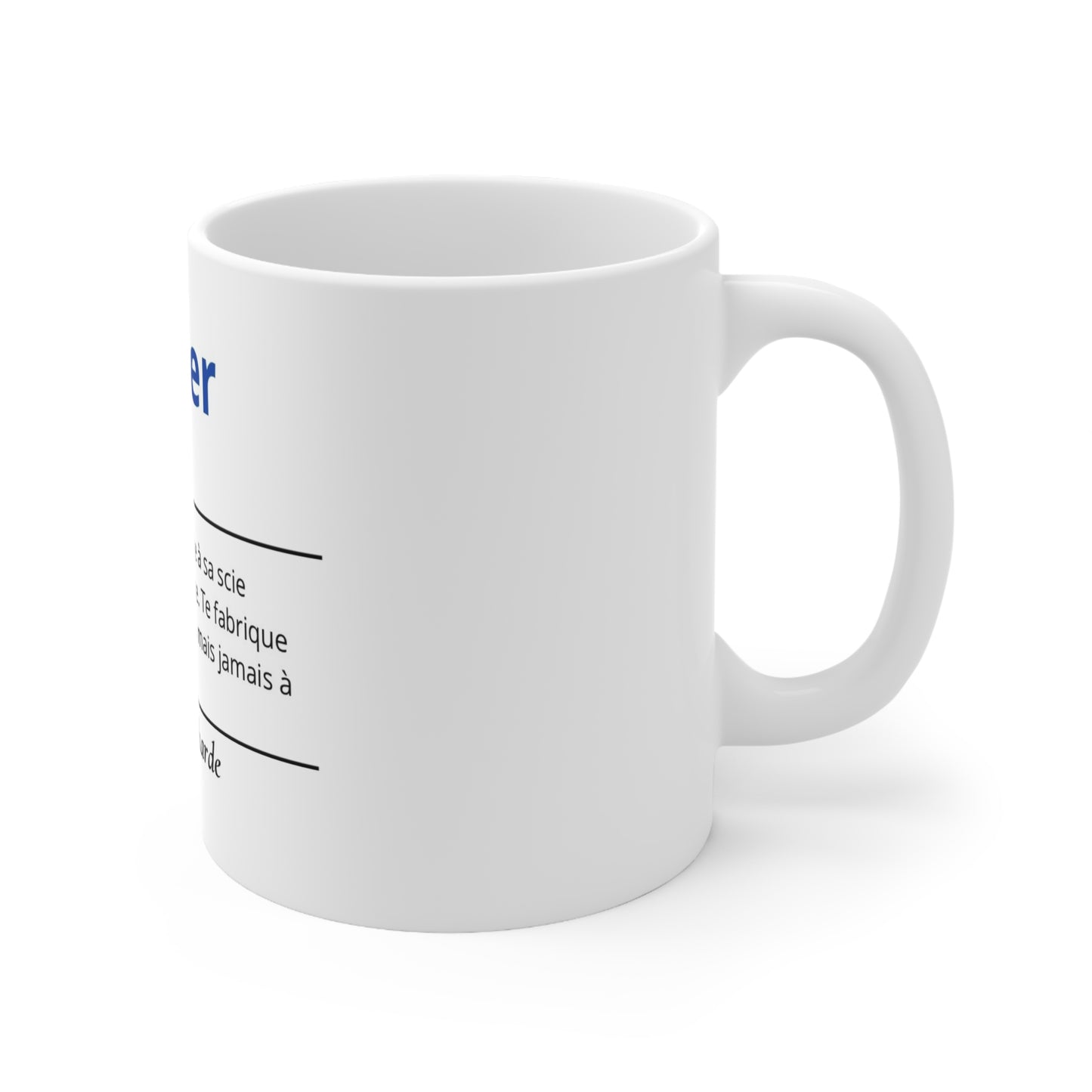 Mug Définition Menuisier
