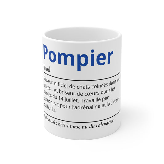 Mug Définition pompier